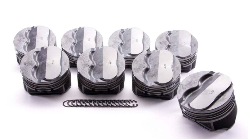 KB Pistons Performance Claimer Performance Series SB Chevy Dome Piston Set - 4.030" Bore - 3.480" Stroke - 5.700 Rod Length