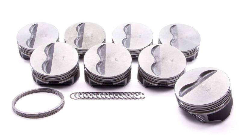 KB Pistons Performance Claimer Performance Series - SB Chevy 350 - 6.0" Rod Length, 4.030" Bore Size, Flat Top w/ 2 Reliefs