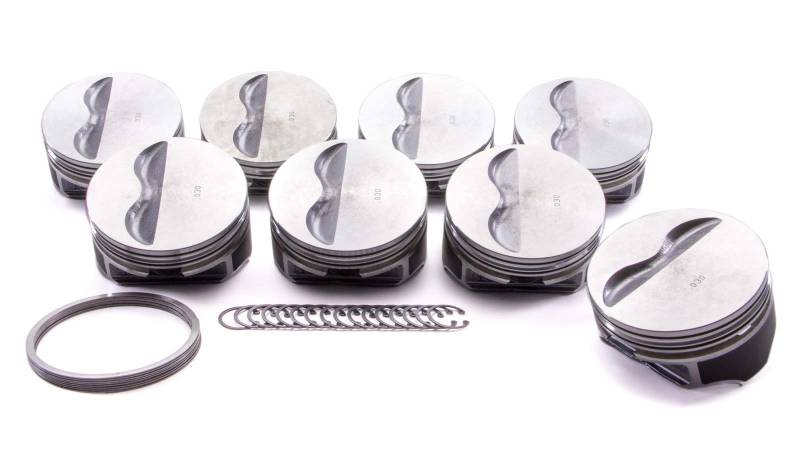 KB Performance Pistons Claimer Series Piston Hypereutectic 4.030" Bore 1/16 x 1/16 x 3/16" Ring Grooves - Minus 5.0 cc