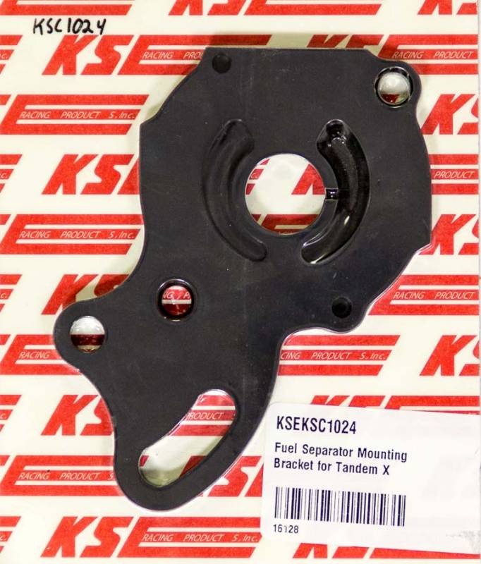 KSE Racing Products Aluminum Power Steering Pump Bracket Black Anodize - KSE Tandem/TandemX Power Steering