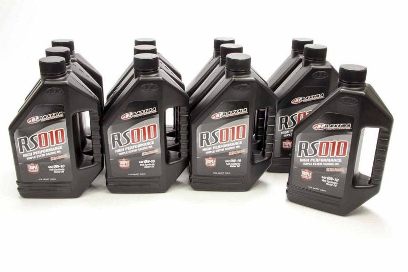 Maxima Racing Oils RS Motor Oil 0W10 Synthetic 1 qt - Set of 12