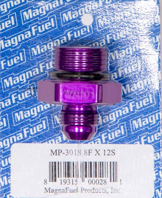 MagnaFuel #8 to #12 O-Ring Male Adapter Fitting