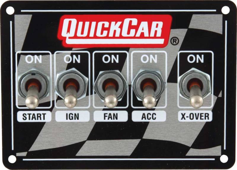 QuickCar Dual Ignition Dirt Ignition Control Panel W/ 3 Wheel Brake Switch