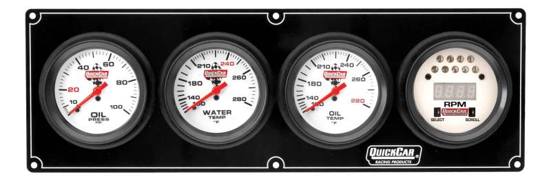 QuickCar Racing Products 61-7041 Gauge Panel Assembly – Pit Stop USA