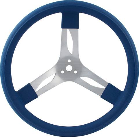 QuickCar Aluminum Steering Wheel 17" - Blue