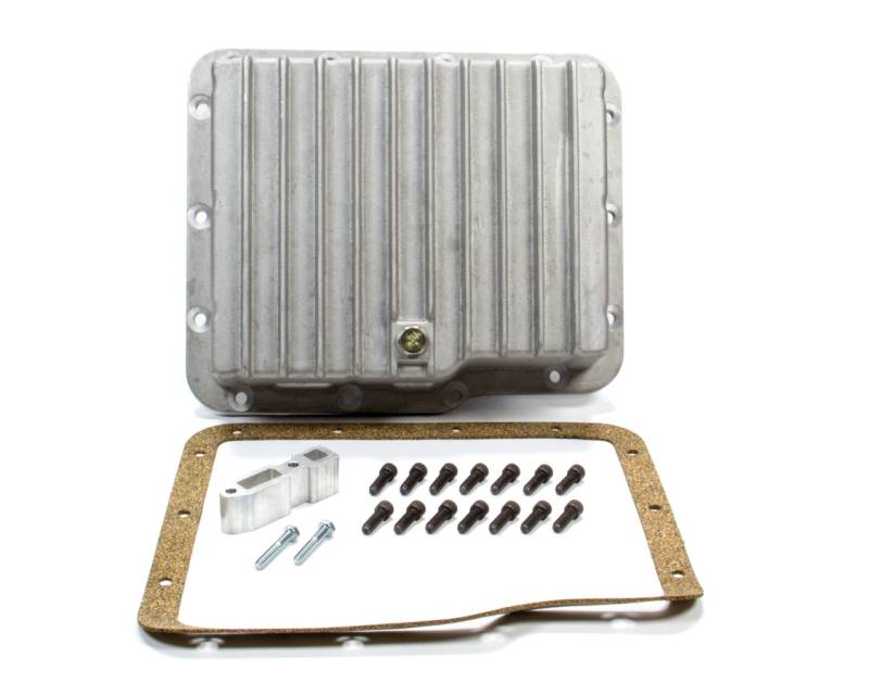 Tsr Racing Products Deep Sump Transmission Pan Adds 2.0 qt Capacity Aluminum Natural - GM Powerglide