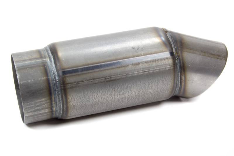 Beyea Slip-On Muffler w/ Turn Down - 3.5" x 3.5" x 6" Body