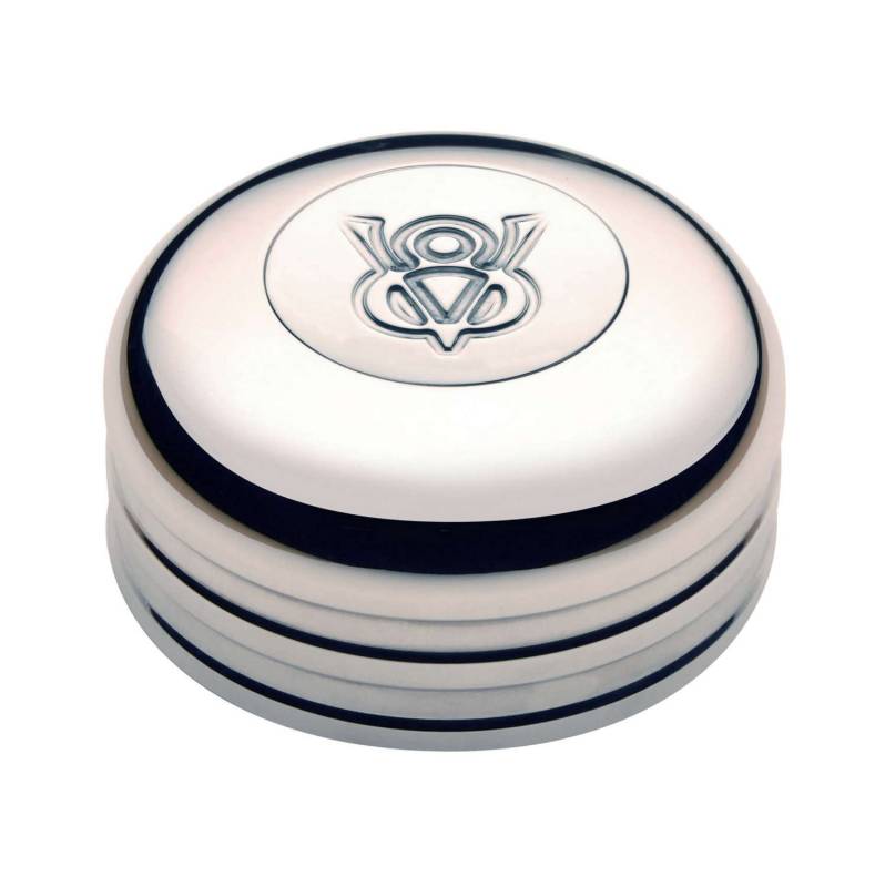 GT Performance GT3 Polished Horn Button-V-8 Engraved