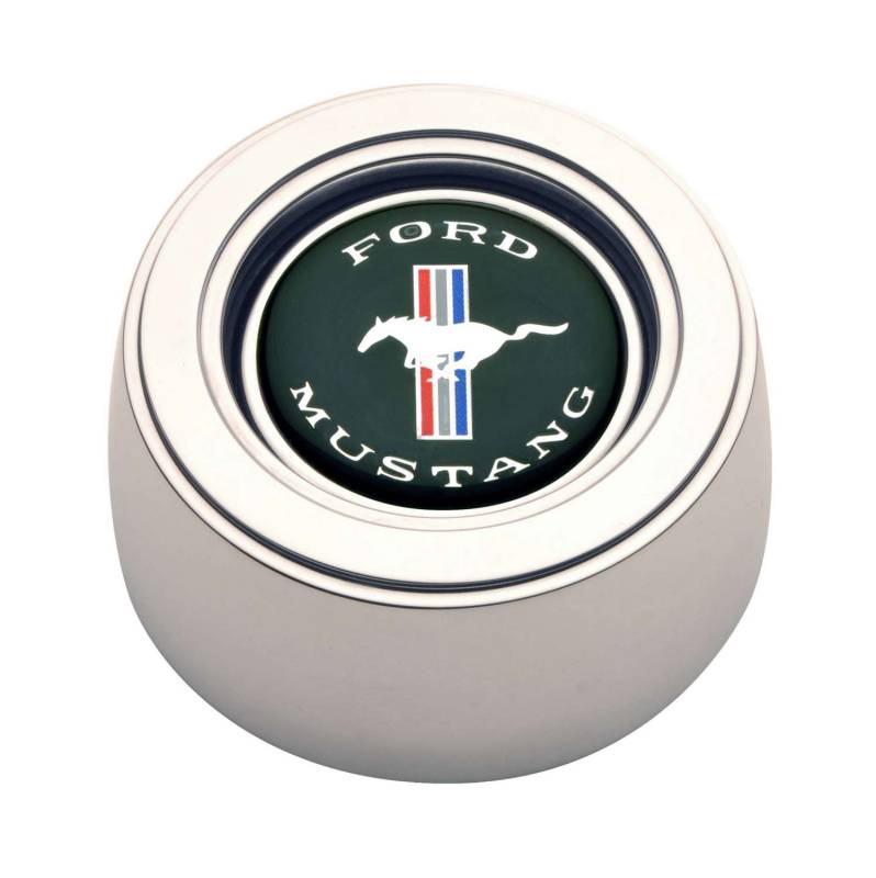 GT Performance GT3 Hi-Rise Mustang Color Horn Button Polished