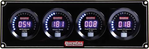 QuickCar Digital 4-Gauge Panel OP/WT/FP/WP