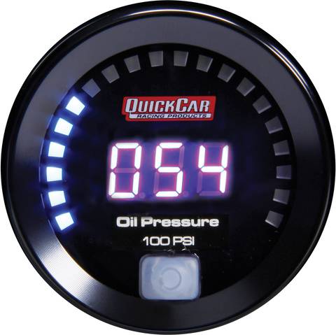 QuickCar Digital Oil Pressure Gauge 0-100