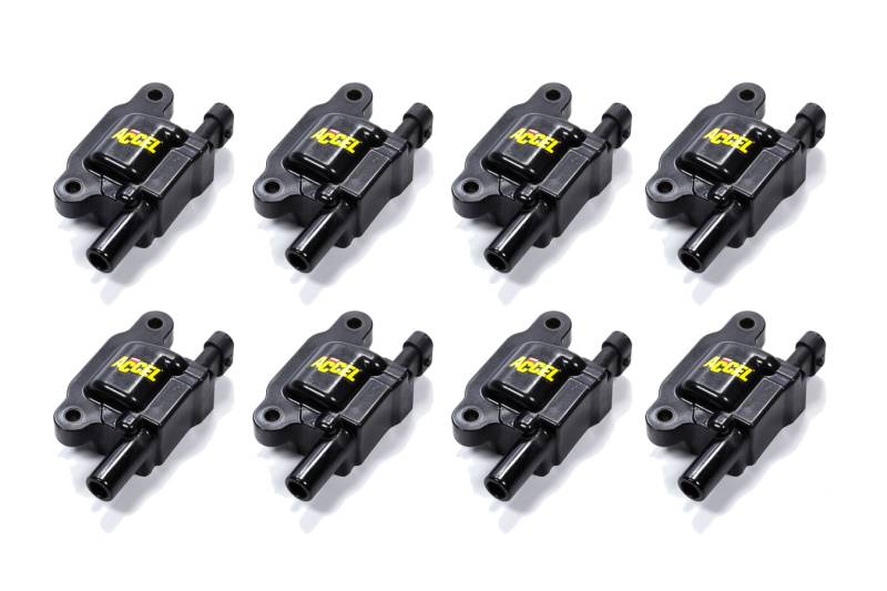 ACCEL Coil - GM LS2/LS3/LS7 8pk - Black
