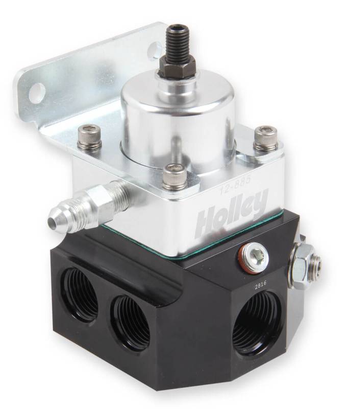 Holley In-Line Fuel Pressure Regulator - 4-9 psi