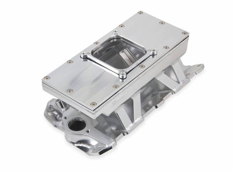 Holley Sniper Fabricated Intake Manifold - SBC Single Plane Carbureted