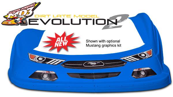 Fivestar MD3 Evolution 2 Dirt Late Model Combo Kit - Chevron Blue