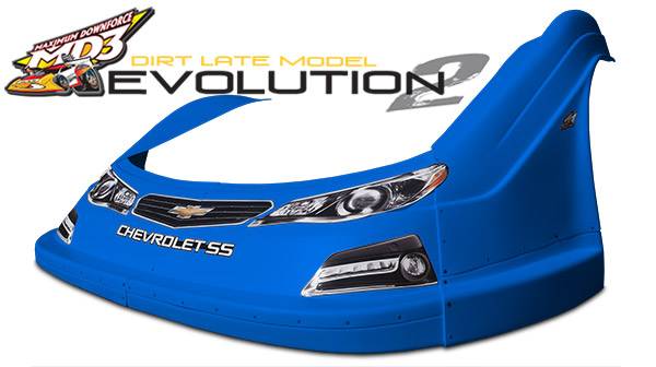 Fivestar MD3 Evolution 2 Dirt Late Model Combo Kit - Chevron Blue