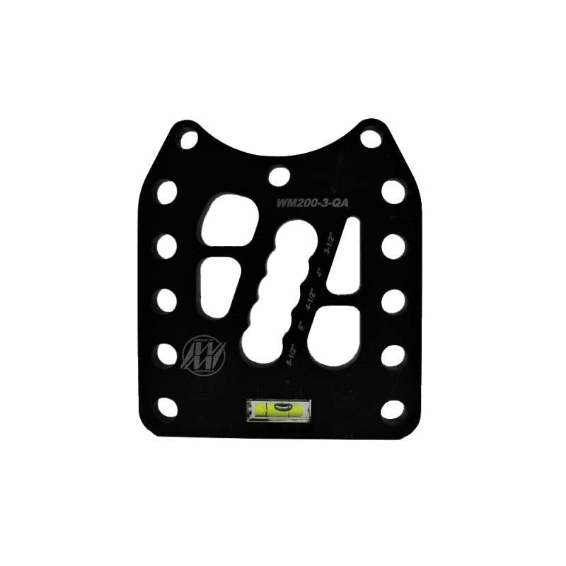 Wehrs Machine QA Shock Plate - Steel - 1/2" Standard - 7" Drop - Single Shear