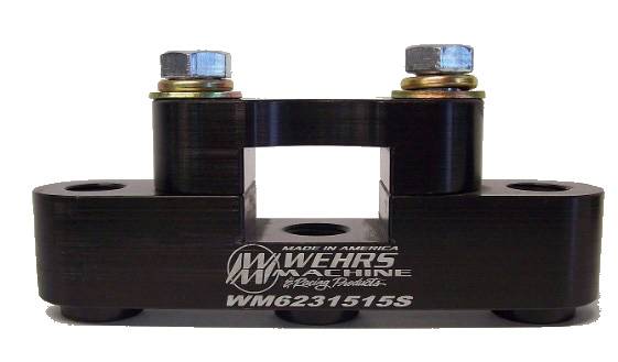 Wehrs Machine Panhard Bar Frame Mount - 3 Hole - 1-1/2" X 1-1/2"