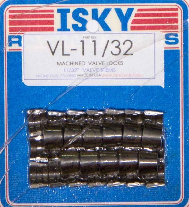 Isky Cams 7 Valve Locks - 11/32" Diameter Valve Stems