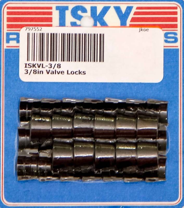 Isky Cams 7 Valve Locks - 3/8" Diameter Valve Stems