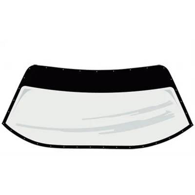 Five Star Windshield w/ Blackout Border - 1/8" - Mar-Resistant - Pre-Cut to Fit