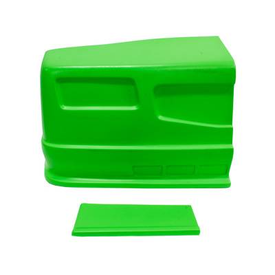 Dominator SS Nose w/ Lower Fender Extension - Xtreme Green - Right Side (Only)