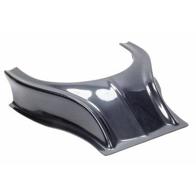 Dominator Stalker Hood Scoop - 3.5" - Carbon Fiber Finish