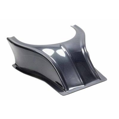 Dominator Stalker Hood Scoop - 5.5" - Carbon Fiber Finish