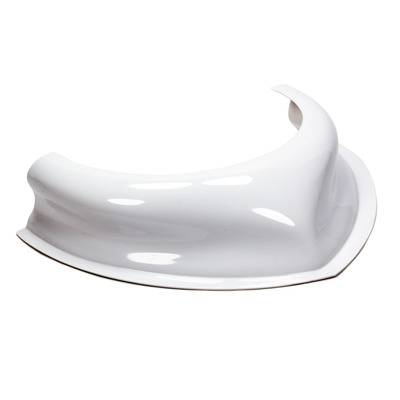 Dominator Hood Scoop - White - 3.5"