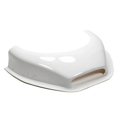 Dominator 3.5" Hood Scoop - White - Open Front