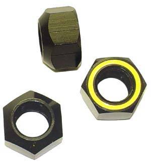 Kluhsman Racing Components Single 5/8"-11 Aluminum Lug Nuts w/ Reflective Yellow - (20 Pack)