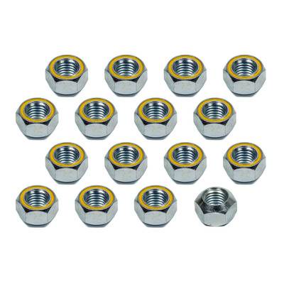 Kluhsman Racing Components Single 5/8"-11 Steel Lug Nuts (Heat Treated - Zinc Plated - Reflective Yellow) - (20 Pack)