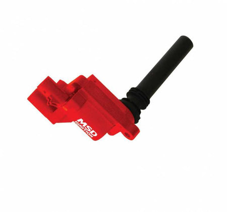 MSD Blaster Coil-On-Plug Ignition Coil Pack - Black / Red - Mopar Gen III Hemi - Set of 8