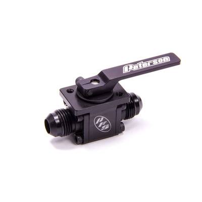 Peterson Panel Mount Ball Valve -08 AN x -08 AN Nose