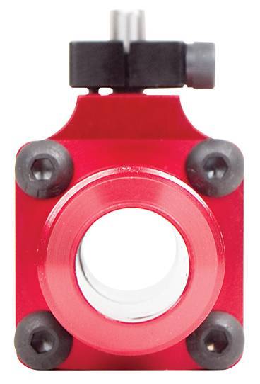 Peterson Panel Mount Ball Valve -08 AN x -08 AN Nose