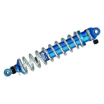 AFCO Big Gun X Series Twintube Double Adjustable Shock - 14.00 in Compressed / 20.92 in Extended - Threaded  - Blue Anodized