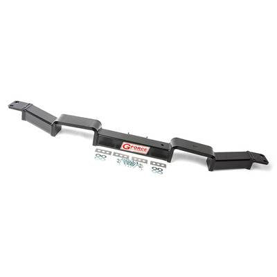 G Force Bolt-On Transmission Crossmember - Black Powder Coat - GM A-Body 1968-72