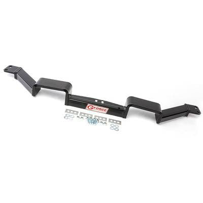 G Force Bolt-On Transmission Crossmember - Black Powder Coat - 4L60E / 4L85E - GM A-Body 1968-72