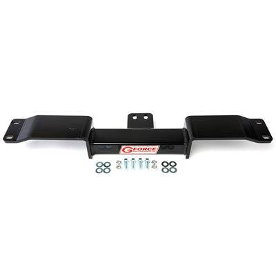 G Force Bolt-On Transmission Crossmember - Black Powder Coat - 4L60 / 4L60E / 700R4 - GM F-Body 1970-74