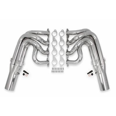 Hooker BlackHeart BB Chevy Dragster Headers 3- Step - Chrome