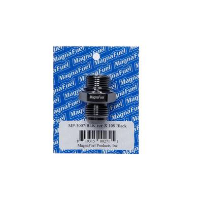 MagnaFuel #-10 AN to #-10 AN Straight Fitting Black
