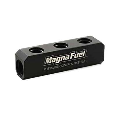 MagnaFuel 3-Port Fuel Log for Holley 12-803 Regulators