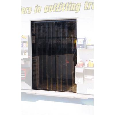 Pit Pal Door Strip Vinyl 4ft x 7ft Tinted Amber