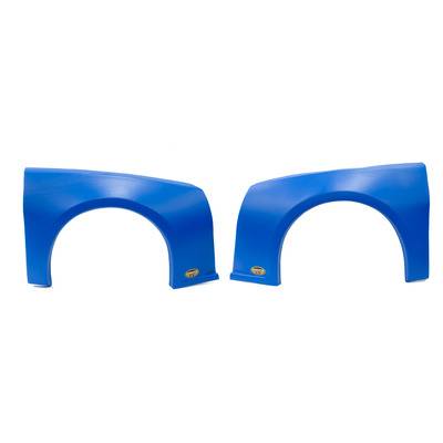 Dominator Camaro Street Stock Fender Kit - Molded Plastic - Blue - Left and Right