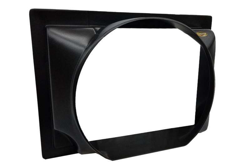 Dominator Street Stock Fan Shroud - 31" Wide - 19" Tall - 8" Deep - Plastic - Black