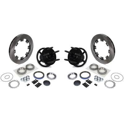 PEM 5 x 5 Rear Hub Assembly - 24 Spline Drive Flange - Steel - Black