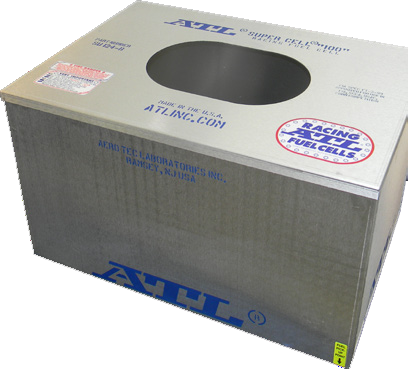 ATL Aluminum Fuel Cell Can - 12 Gallon - 20" x 18" x 10" - SCCA/Vintage