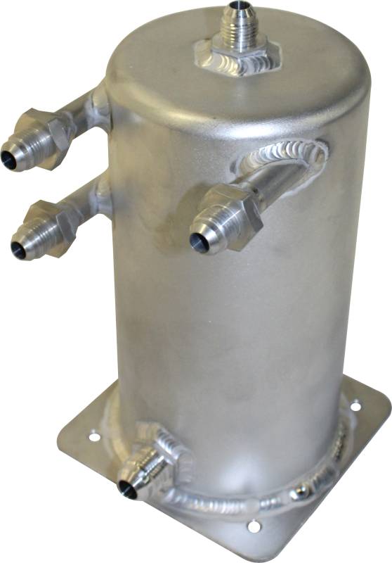 ATL External Fuel Swirl Pot - .04 Gallon / 1.5 liter - Aluminum