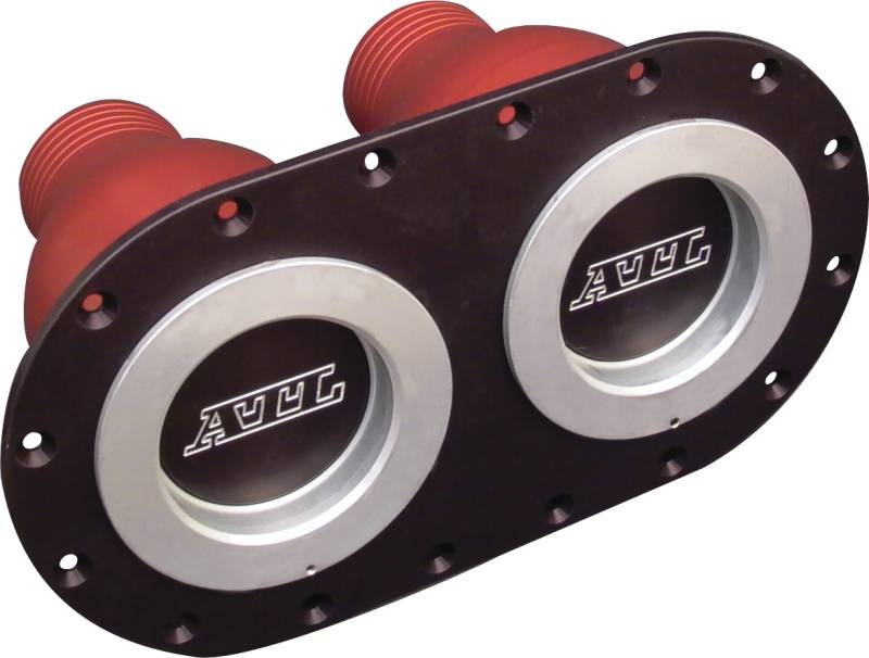 ATL Dual Dry Break Refueling Receptacle - Female - Dual 100mm Center