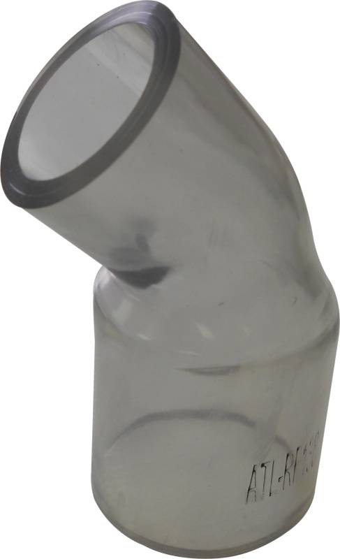 ATL Elbow Reducer - Clear - 45 - 1" ID